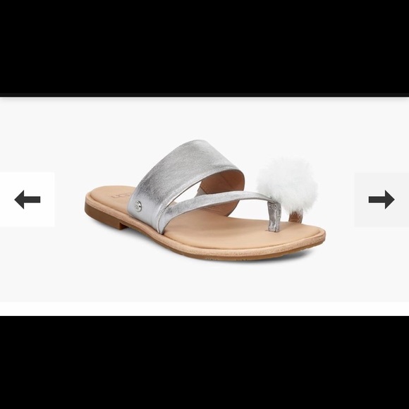 🔴NWT UGG HADLEE METALLIC SANDALS - Picture 3 of 8